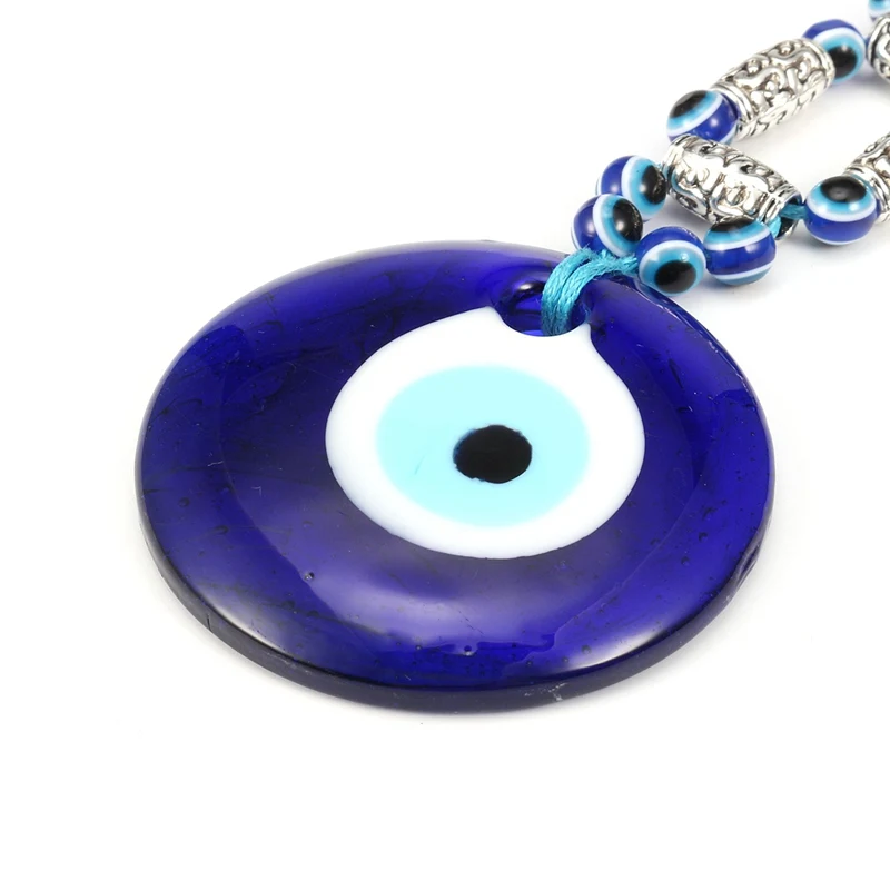 KiWarm уникальный синий бисер стеклянный Греческий Турецкий Дурной глаз настенный