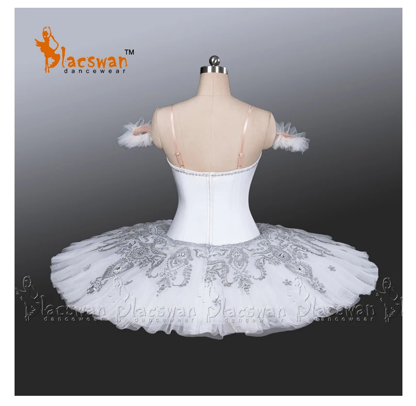 La Bayadere/белая профессиональная балетная пачка, костюм Снежной королевы, балетная пачка, 12 слоев, жесткая Тюлевая пачка, BT886