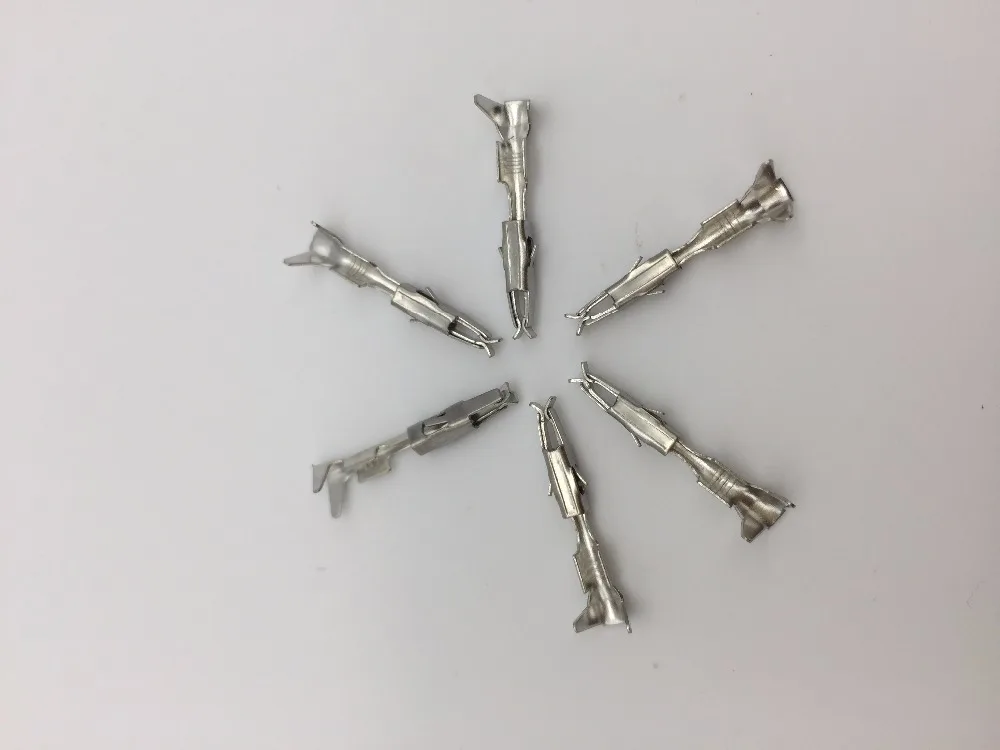 100 шт./лот обжимные клеммы (контакты) 17 20 AWG 0 5 ~ 1 мм2 Для VW Tyco Delphi коннектора