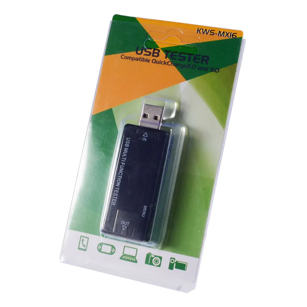 MX I6 Батарея тока и Напряжение QC2.0/QC3.0 usb тестер с английским Дисплей|Комплекты