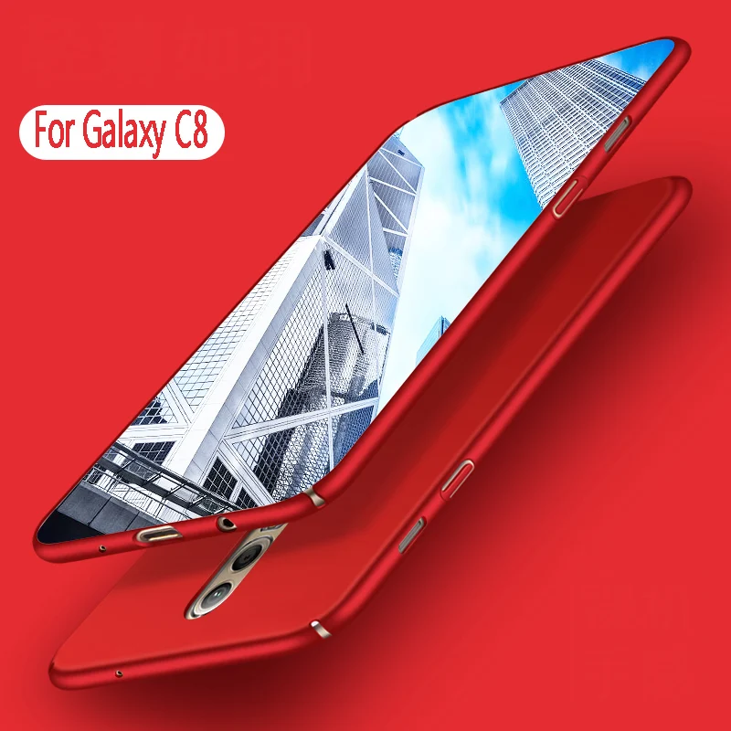 Чехол для Samsung Galaxy c8 роскошный защитный чехол galaxy J7 plus C7100 жесткий матовый |