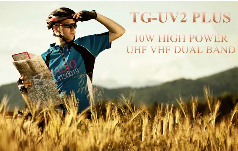 Talki Walki 10 км ветчина радио Quansheng обновление TG-UV2 плюс рация walkie 10 км Quansheng TG-UV2 мощная 10 Вт рация 10км