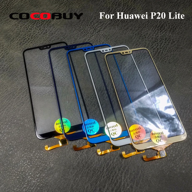 Novecel передний экран внешнее стекло с сенсорной панелью для Huawei P20 Lite ЖК Запчасти