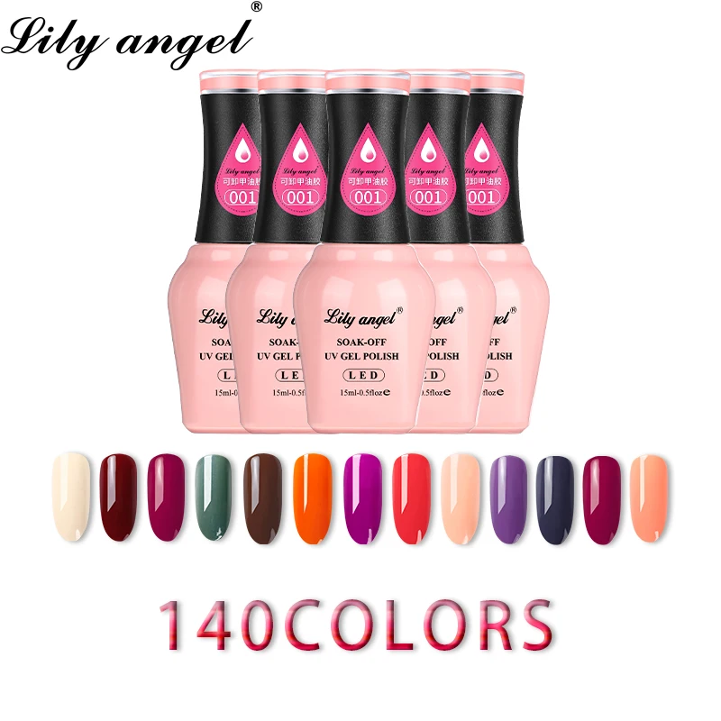 Гель-лак для ногтей Lily angel УФ-гель 15 мл 140 цветов на выбор 37-72 | Красота и здоровье