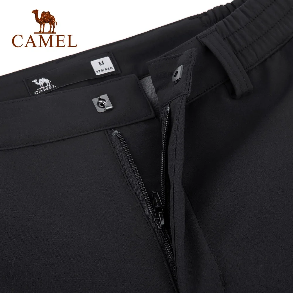 CAMEL, женские походные брюки, водонепроницаемые, ветрозащитные, флисовые, внутренние, тепловые, спортивные, для скалолазания, треккинга, софтшелл, брюки