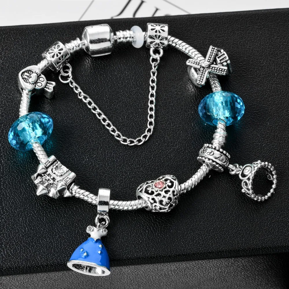 Дропшиппинг новый дизайн волшебная шапка принцессы подвеска Шарм-браслеты с