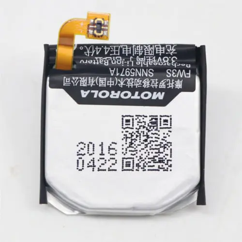 100% рабочая SNN5971A FW3S Батарея для Moto 360 2nd Gen 42 мм 2015 Смарт часы FW3S|Аккумуляторы