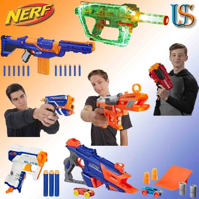 Nerf N-Strike, Firestrike, Accustrike Falconfire, Nitro Longshot Smash, Nitro Longshot Smash, N-Strike Modulus Ghost Ops Evader