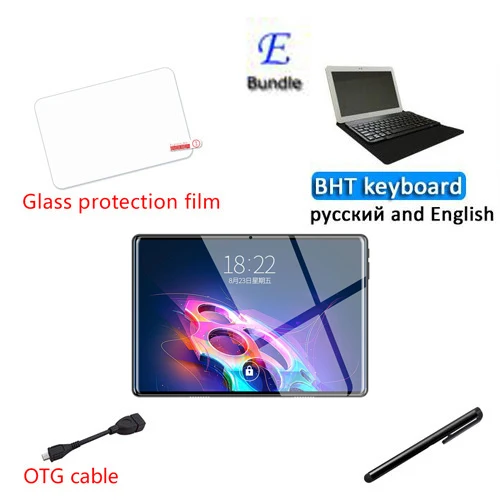 E MTK6753 10 дюймов 3G телефон Вызов планшетный ПК дизайн Android 9,0 Восьмиядерный 6 ГБ+ 64 Гб Две sim-карты CE бренд WiFi FM Tab 7 10,1 - Комплект: E
