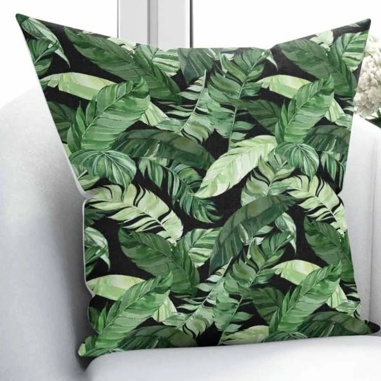 

Else Green Forest Tree Tropical Leaves Floral F3D Pattern Print Throw Pillow Case Cushion Cover Square Hidden Zipper 45x45cm