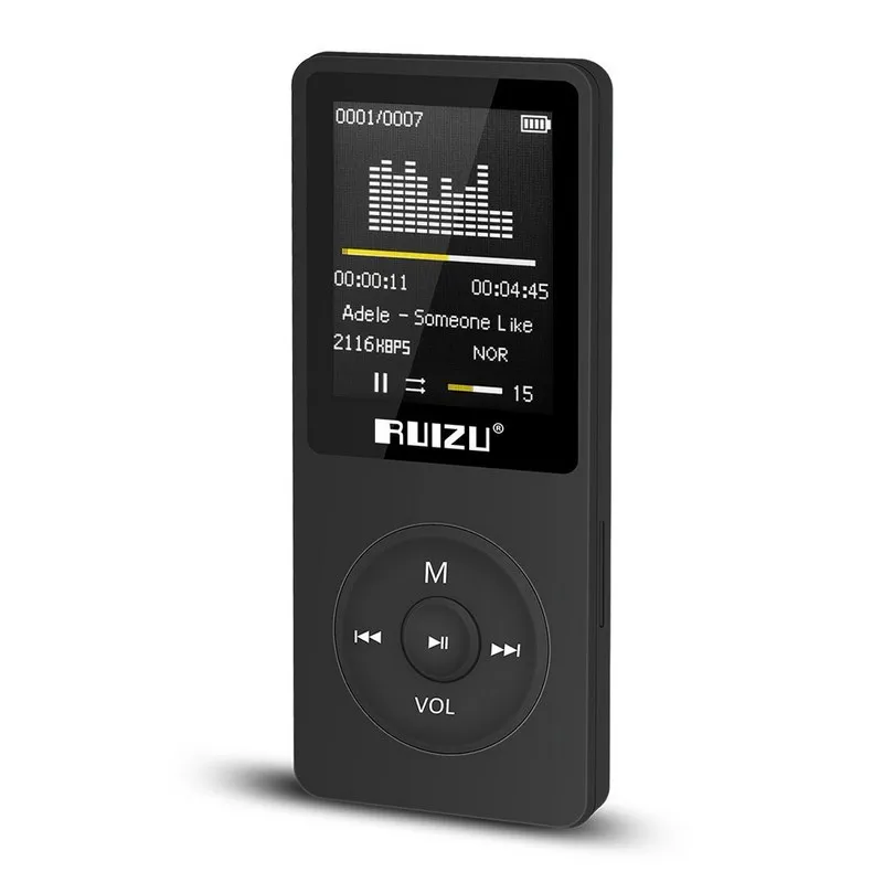 Английская версия MP3 плеер Ультратонкий 8 ГБ хранения и 1 дюймов Экран может