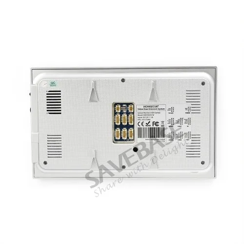 HOMSECUR 7 &quotвидео домофон Интерком охранника с внутри контрольный аудио (BC031HD B + BM705HD