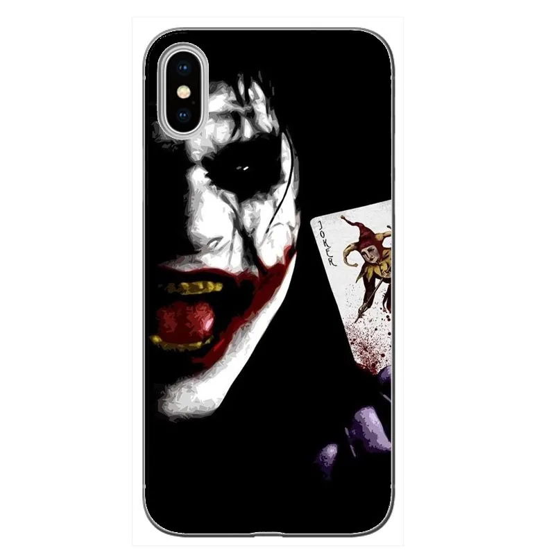 Отряд Самоубийц Джокер Харли Квинн DC Comics чехол для телефона Fundas iphone 8 X XS XR Max 6 7PLUS