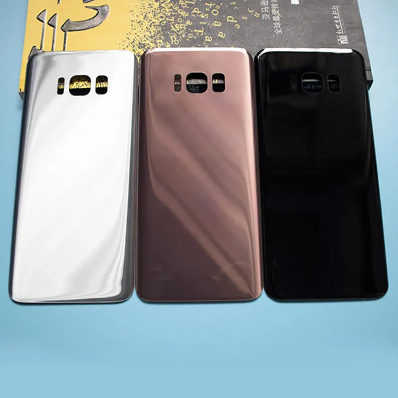 Задняя стеклянная крышка корпуса для Samsung Galaxy S8 G950 G950f сменная аккумулятора Plus G955F