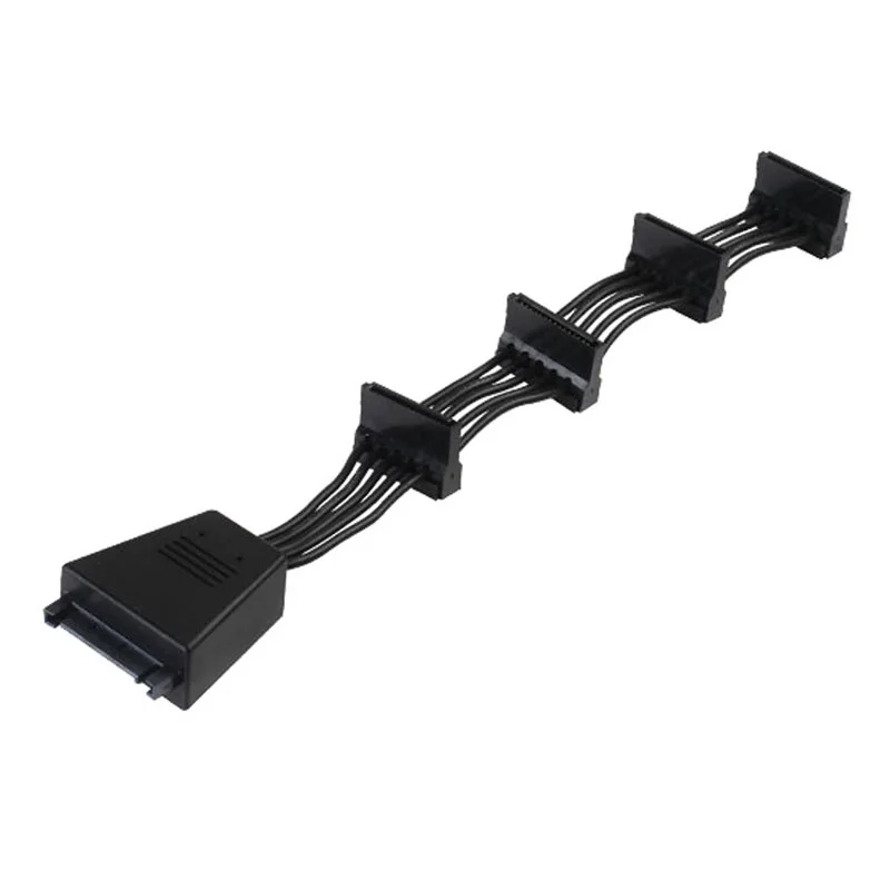 SST CP06 E4 SATA кабель 15 pin от 1 до 4 2 угол 90 градусов питания силиконовая линия|degree angle|sata