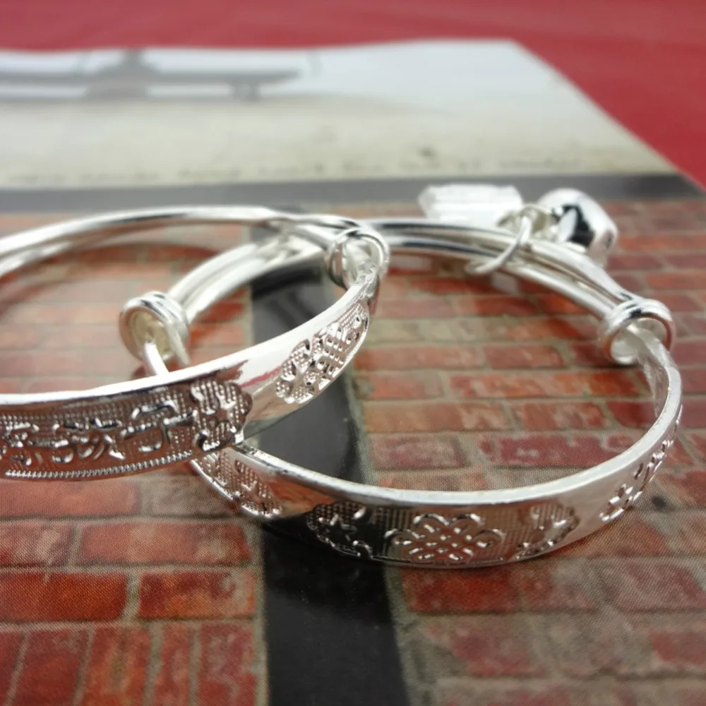 1 шт. детский браслет серебристого цвета с замком|lock bracelet|silver bracelet babybaby silver |