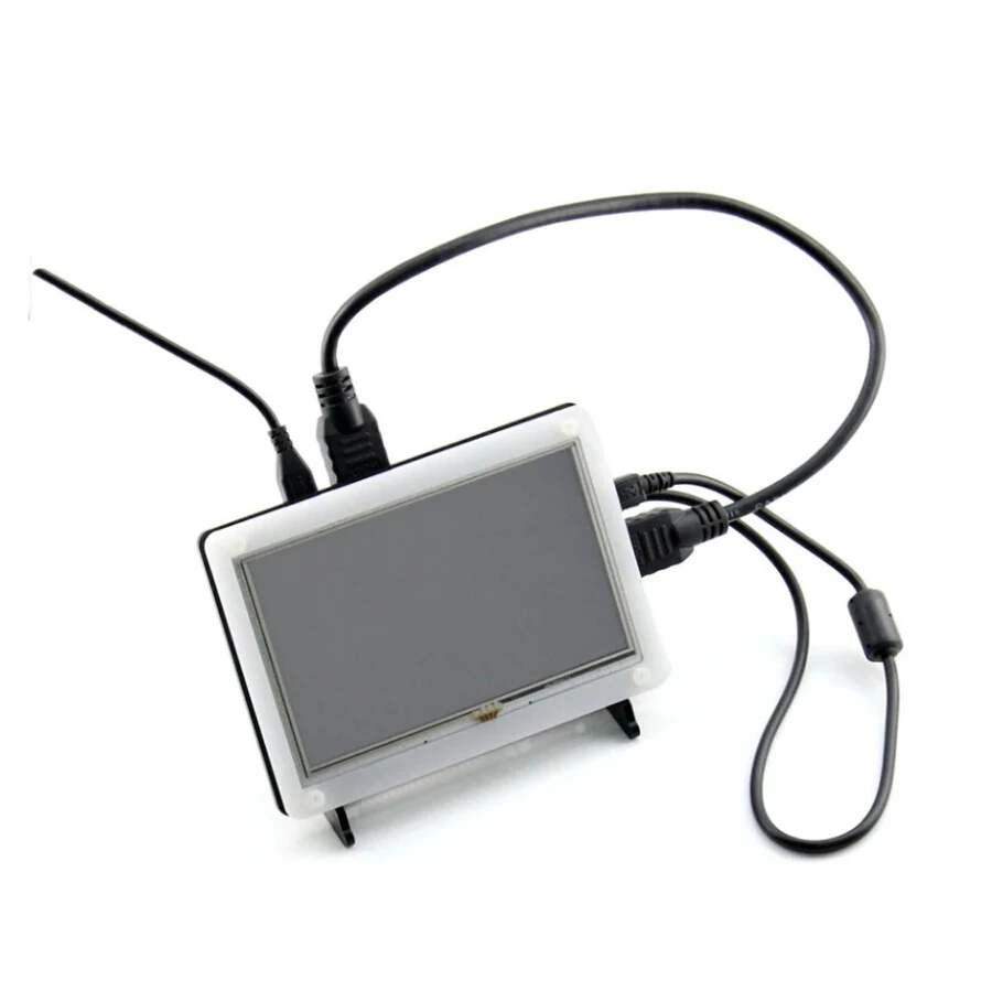 ShenzhenMaker Store двухцветный чехол/крышка для Raspberry Pi 5 дюймов HDMI LCD (B) сочетает в себе
