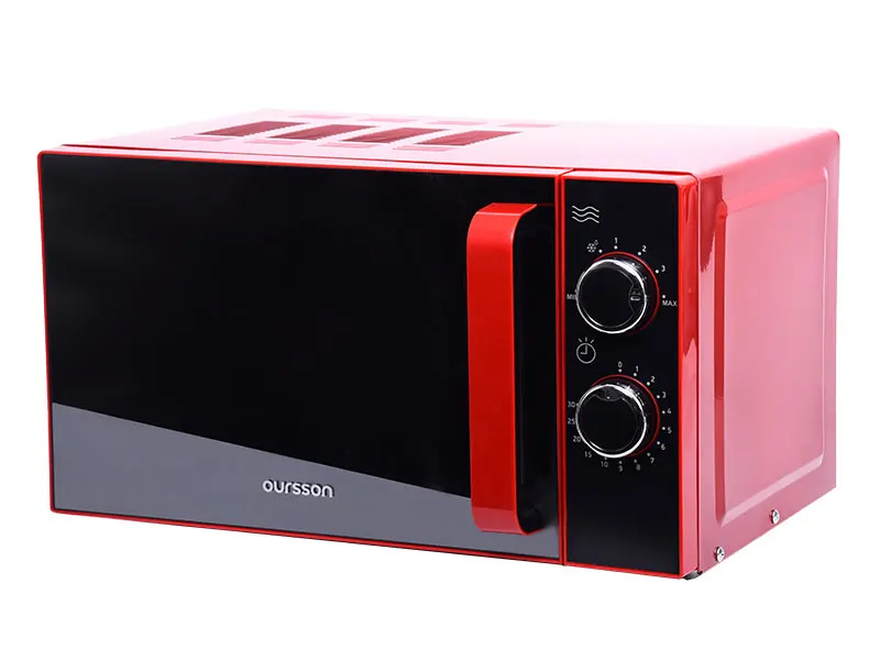 Red Микроволновая печь Oursson MM2005 30 минут таймер, приготовление, теплый, размораживание - Цвет: Red