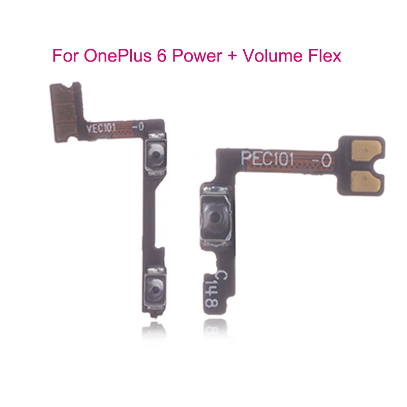 Witrigs кнопка питания, громкости кнопка шлейф для OnePlus 3/3T/5/5 T/6/6 T/7 Pro Выключение звука ключ Соединительная Лента Замена