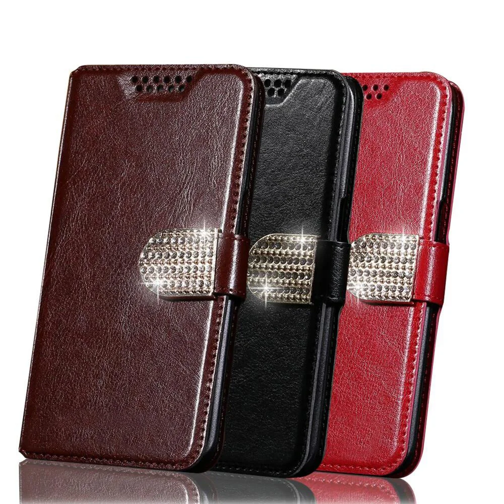 Для Fly FS518 Cirrus 13 Wallet Чехол с Картой Слот Роскошный Кожаный PU Ретро Откидная Крышка