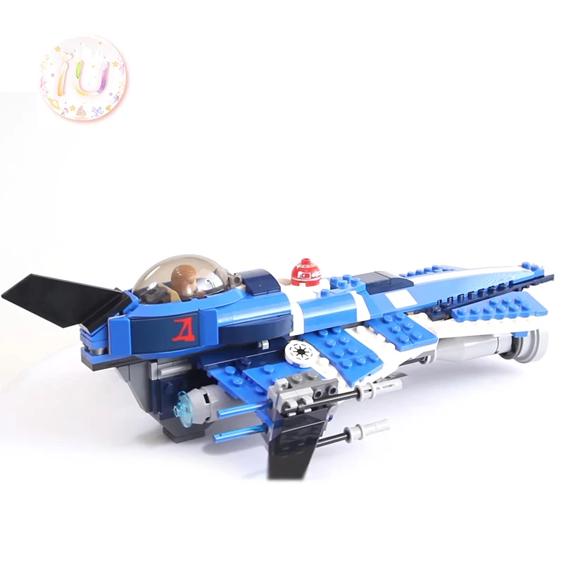Legoings 75087 Звездные серии Аникин на заказ Звездный истребитель джедай Строительные