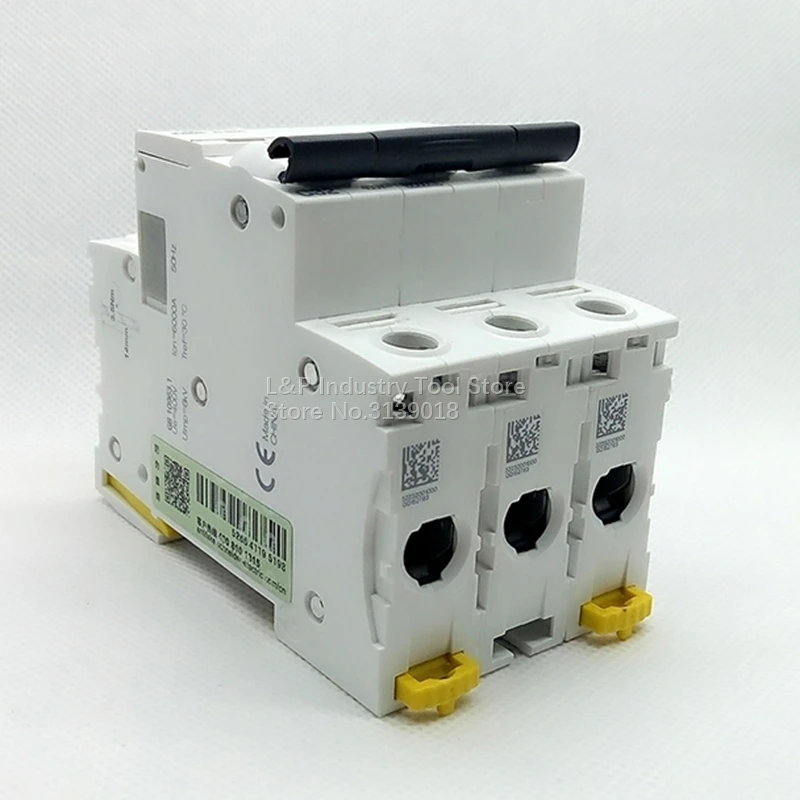 Новинка оригинальный миниатюрный автоматический выключатель Schneider Electric IC65N 3P D25A