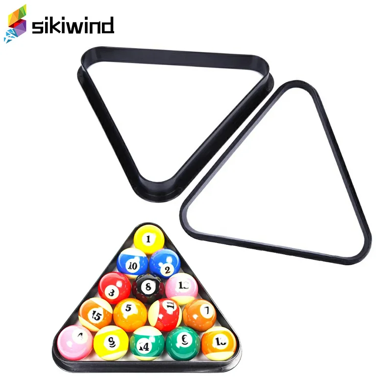 Пластиковый 8 шариковый стол для бильярда пула треугольная стойка стандартный