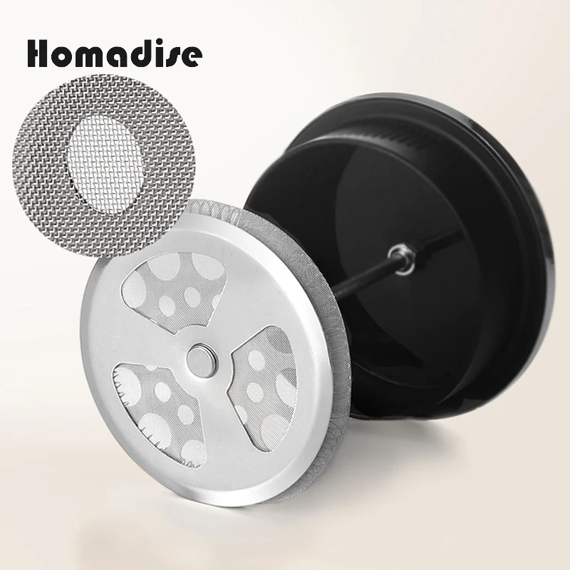 Утолщенный стеклянный пресс Homadise кружка кофейник из нержавеющей стали