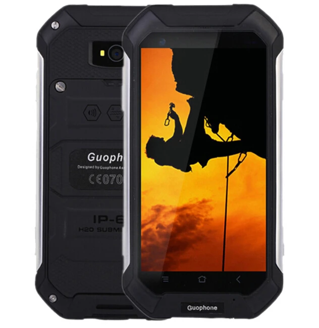 Original Guophone V19 Waterproof smartphone 4.5''IPS MTK6580 Quad Core 2GB RAM 16GB ROM Android 5.1 GPS WCDMA Dual Sim CellPhone |
