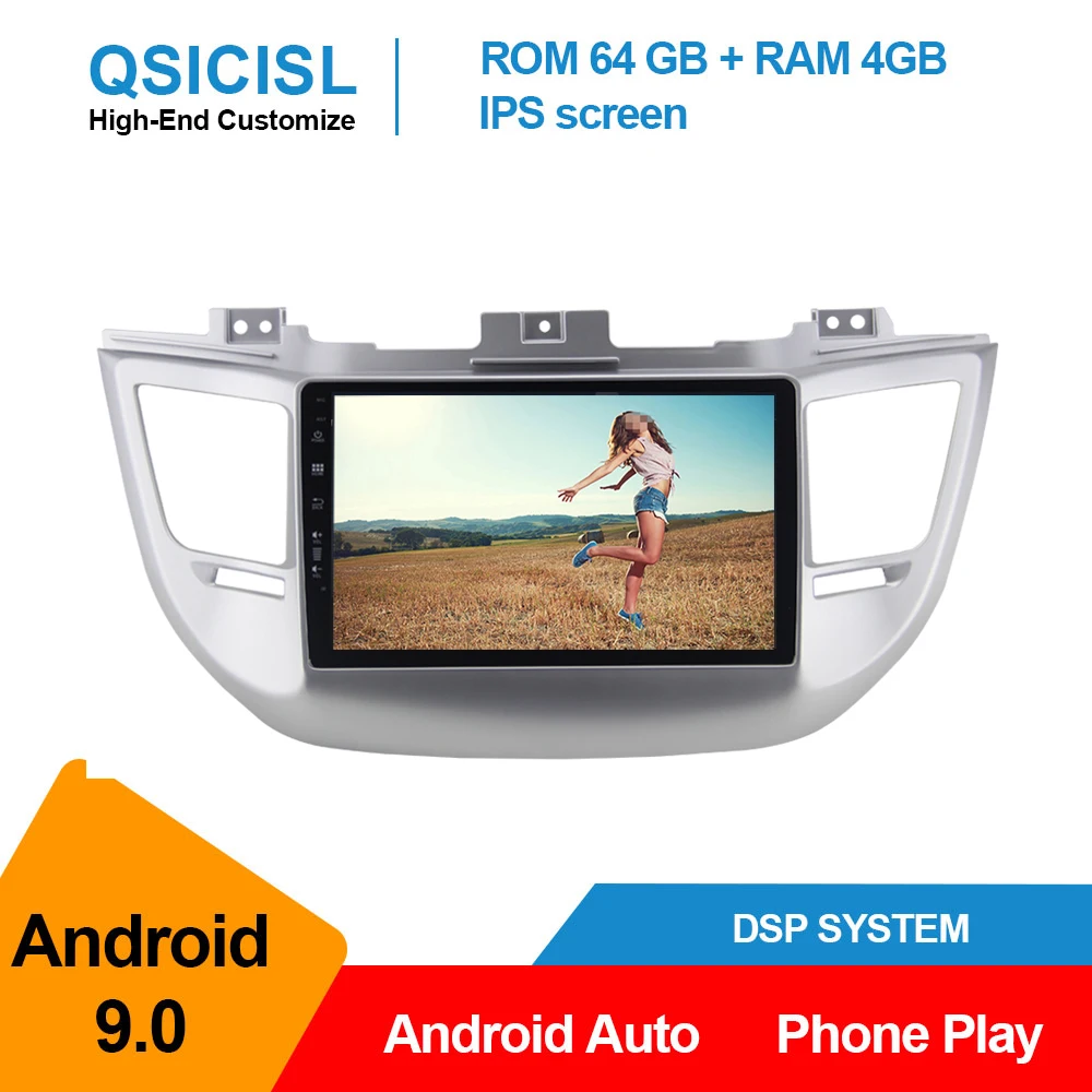 Мультимедийный проигрыватель для Hyundai IX35 Android 9 0 IPS 8 дюймов gps 4 + 64