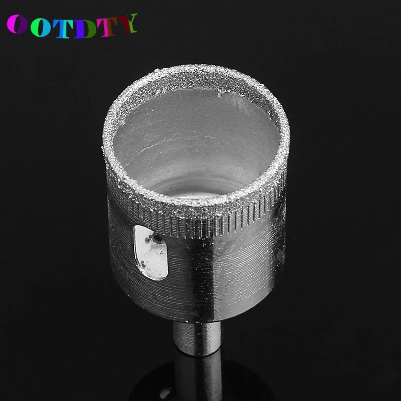 

OOTDTY 3Pcs/set 28/38/45mm Diamond Coated Core Saw Hole Drill Set For Glass Marble Tiles
