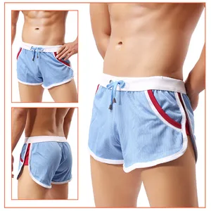 Мужские повседневные летние шорты 2020, дышащие шорты с эластичной талией, спортивные шорты в стиле пэчворк