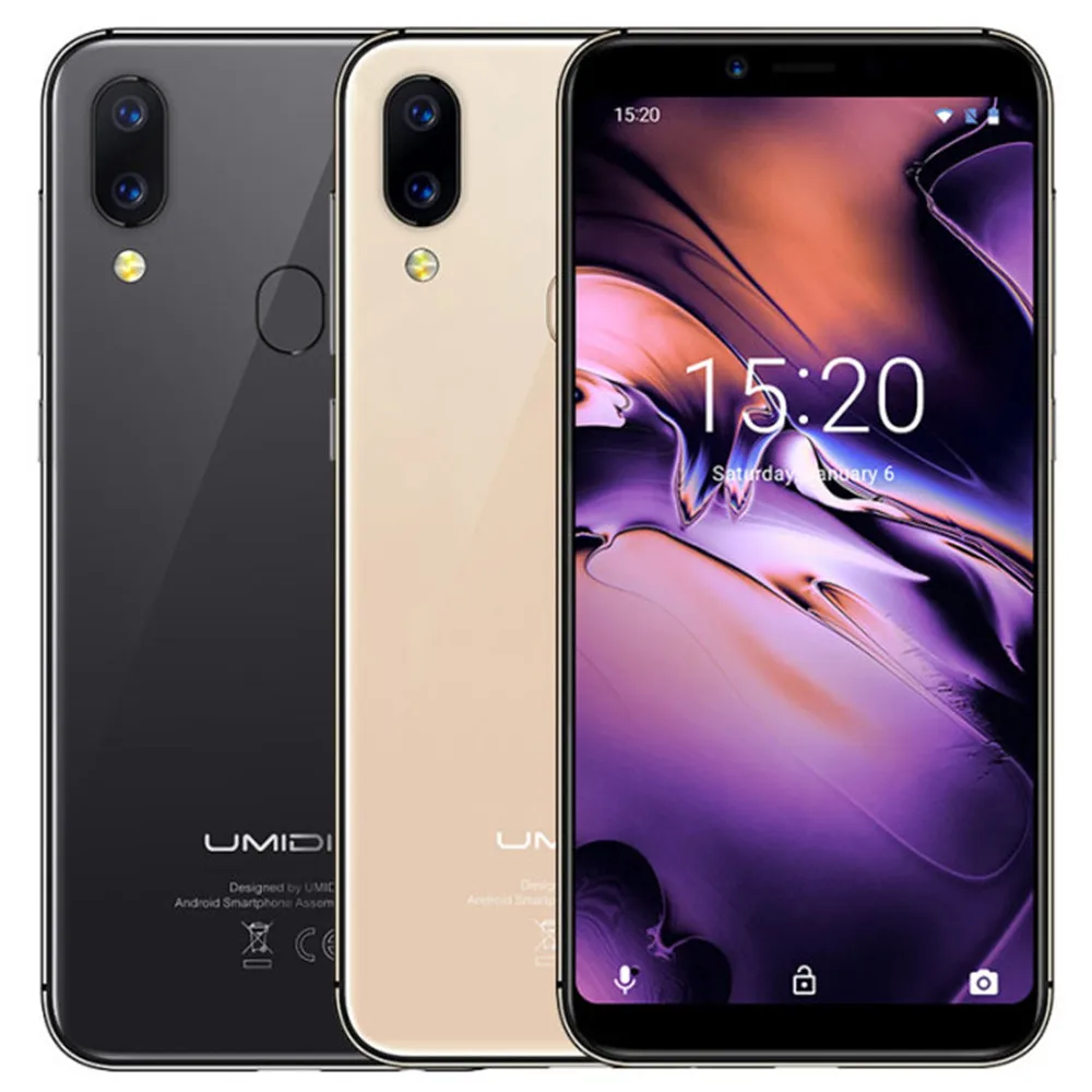 UMIDIGI UMI A3 2 ГБ Оперативная память 16 Встроенная MTK6739 1 5 ГГц 4 ядра дюймов HD + полный