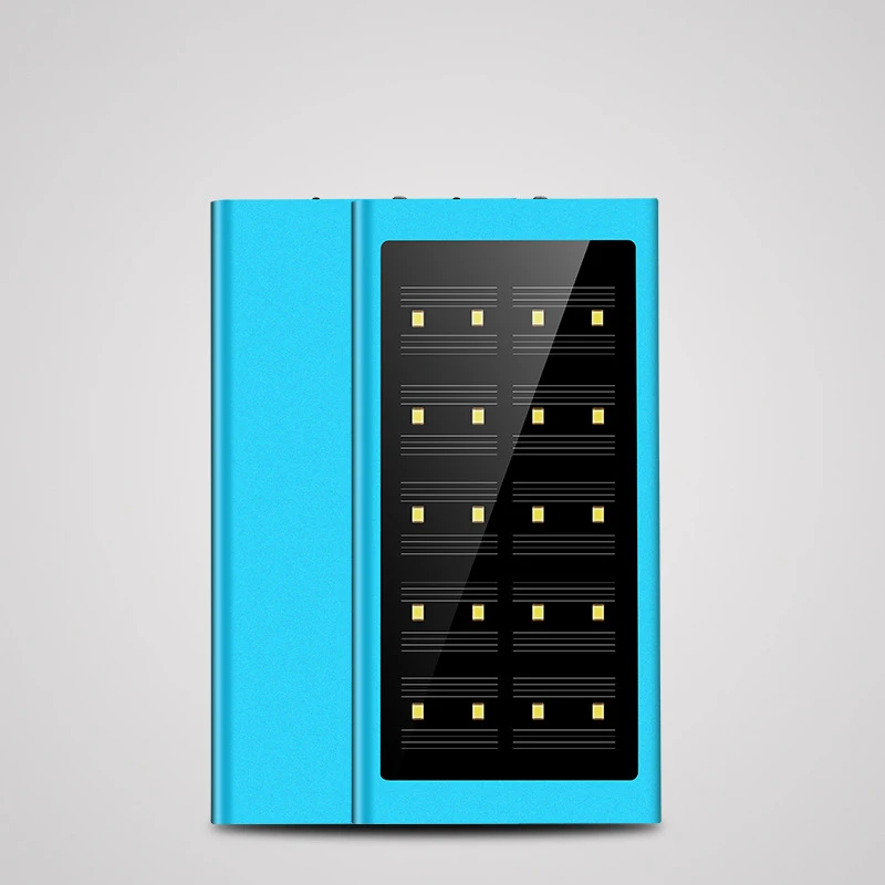 Солнечная ультра-тонкая 20000 мАч портативная полимерная батарея Мобильная