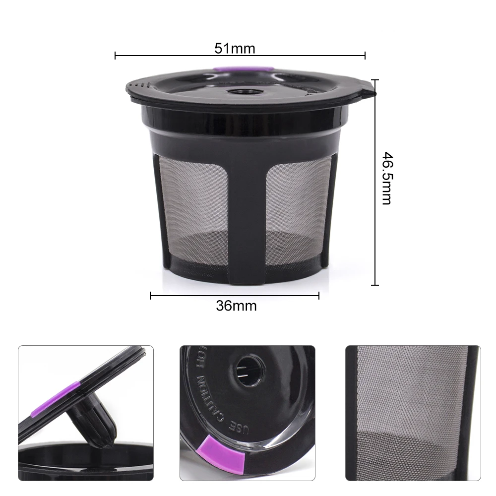 Кофе K-Cup Pod Фильтры совместимые с Keurig 1,0& 2,0 K чашка кофе многоразовые кофейные фильтры для многократного использования корзины