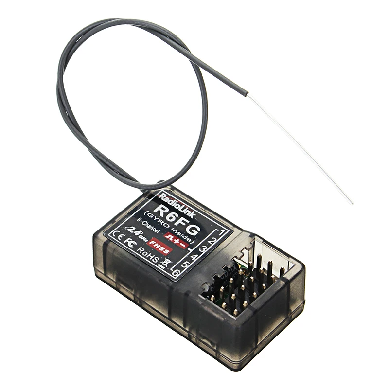 RadioLink R6FG 2 4G 6CH приемник FHSS радио передатчик гироскопа интегратор для RC4GS RC3S RC4G