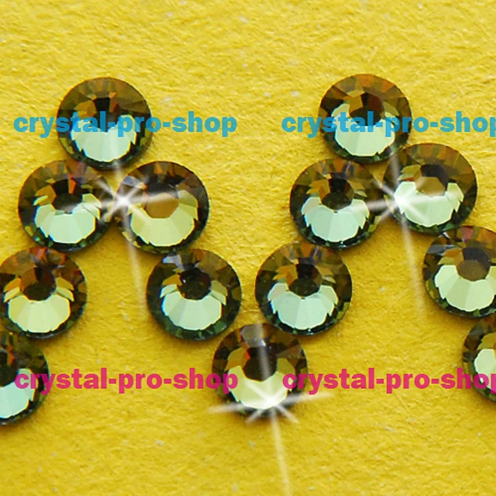 432 шт. (бесплатно 144 шт.) оригинальные элементы Swarovski ss12 (3 3 2) мм Tabac (TAB) железо на