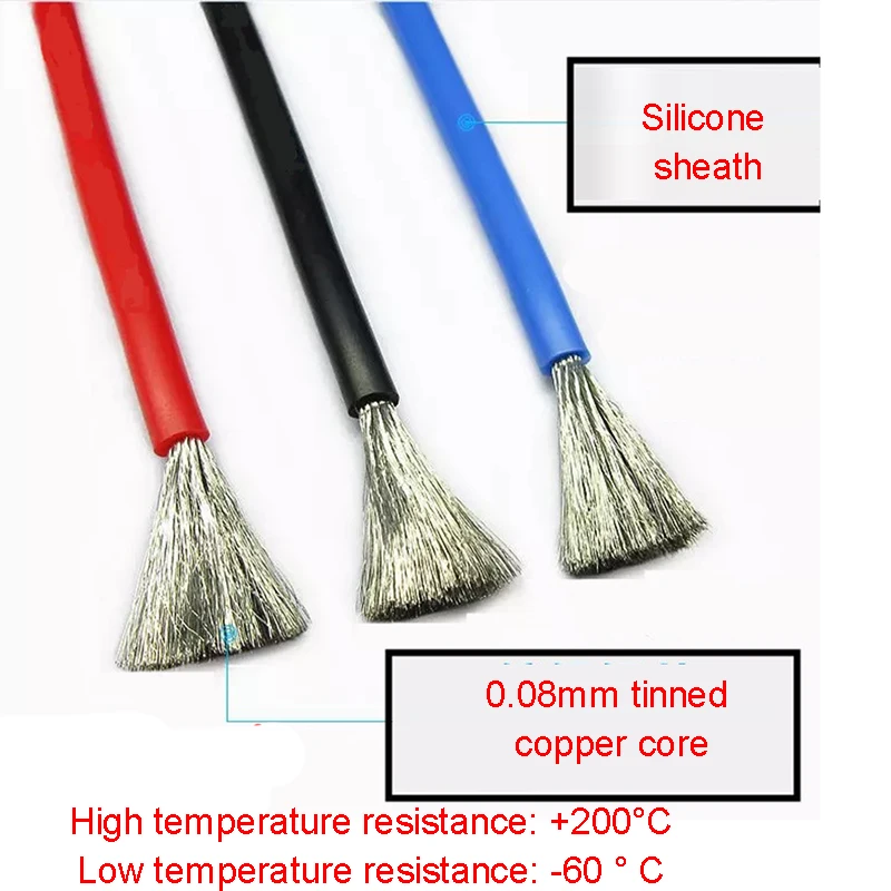 8#8 AWG 8,29 квадратный мягкий силиконовый кабель провод Li-Ion Lifepo4 LTO lipo литиевый титановый Железный аккумулятор Защитная плата 24S 32S BMS