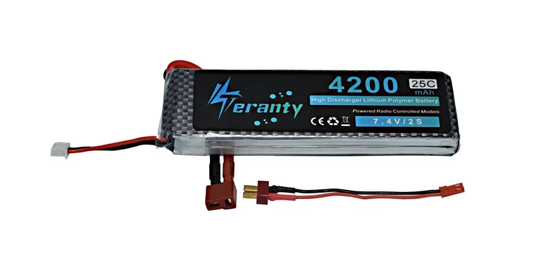 Соединители T/XT60/Tamiya 2S 4200mAh 25C-35C 7,4 V LiPo батарея для RC самолета вертолета автомобиля лодки 7,4 V 4200 mah 2S Lipo батарея