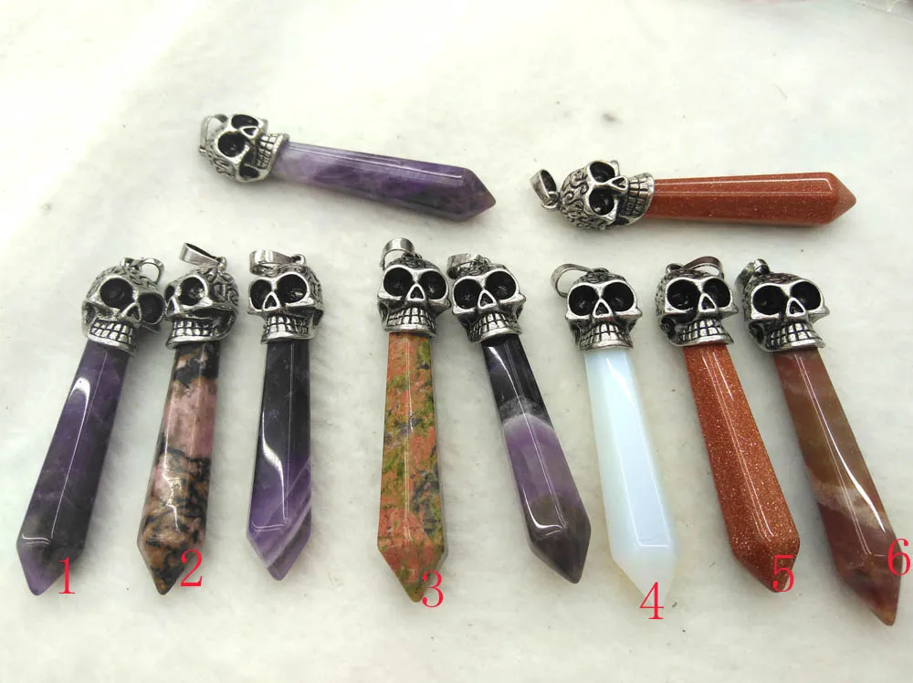 Оптовая продажа 5 шт. подвеска из драгоценного камня-Аметист- натуральный кварц