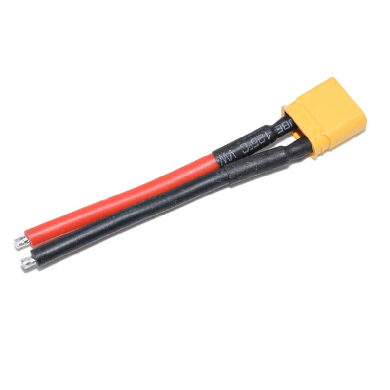 2 PCs XT30 Connector Male Plug with 6cm 16AWG Cable for Soldering ESC Lipo Battery For RC Models Spare Parts Accessories | Игрушки и