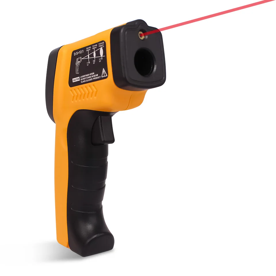 GM320 Цифровой Инфракрасный термометр Регулируемый излучательный пирометр