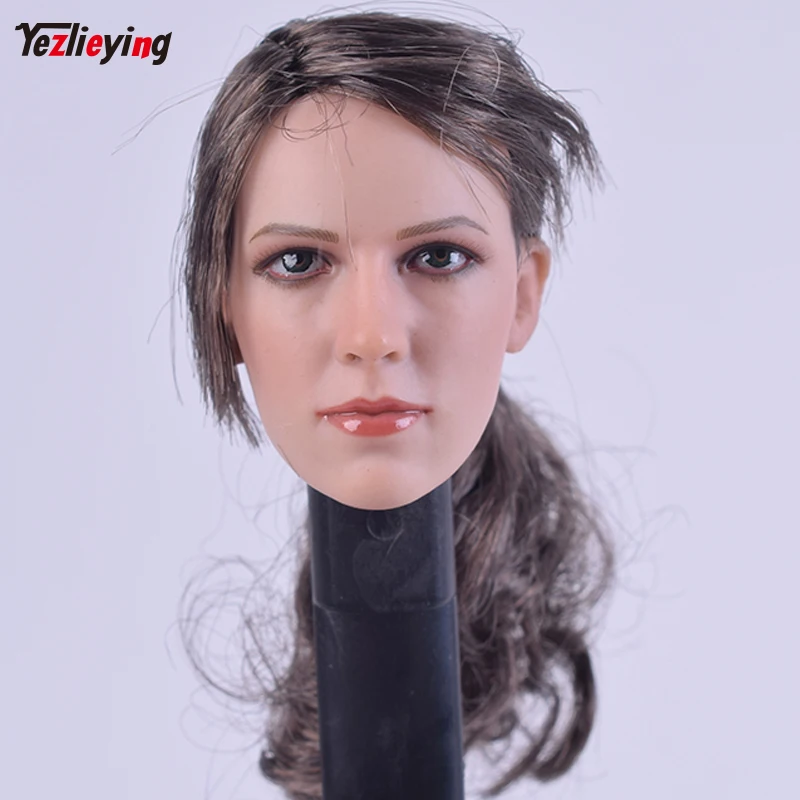 

Аксессуары ZCtoys 1/6, Снайпер JingJing, тихая версия с длинными волосами, скульптура головы f 12 дюймов PH игрушки HT, женское тело, кукла