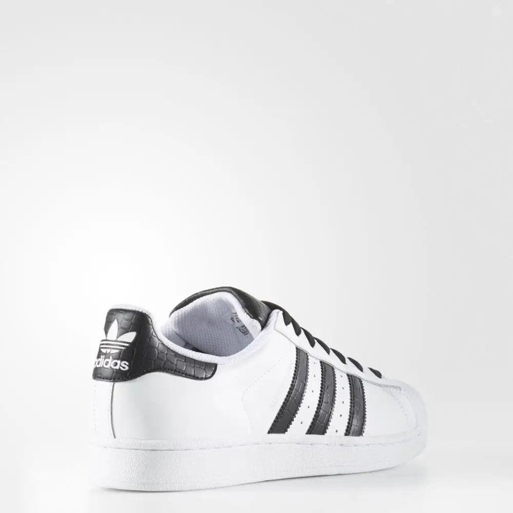 Белые и черные мужские кроссовки S75880 Adidas SUPERSTAR | Спорт развлечения