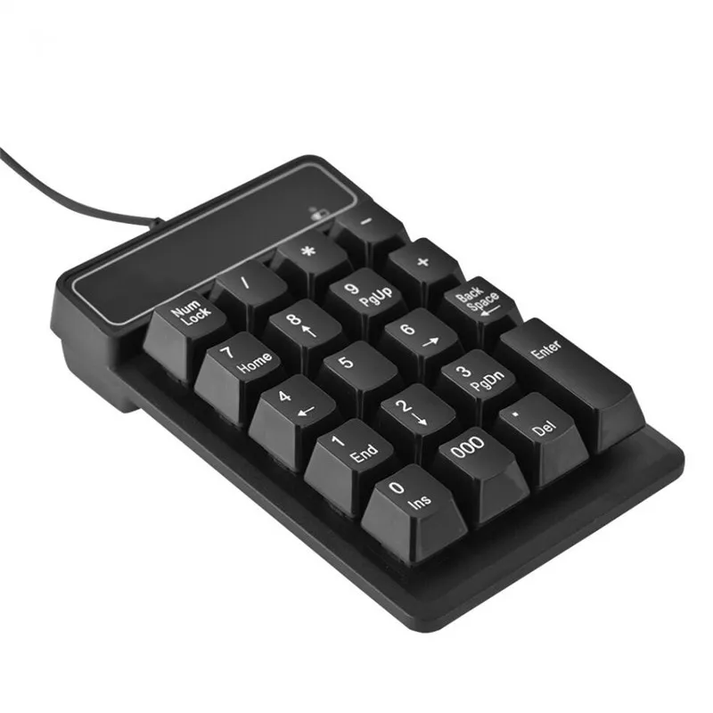 Basix keyboardUSB Проводная цифровая клавиатура механическая с цифрами 19 клавиш