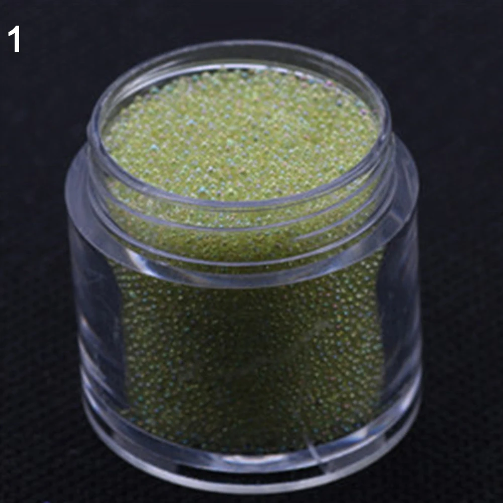 Мини-блеск Бусины Дизайн ногтей Совет украшения Для женщин Красота DIY маникюр