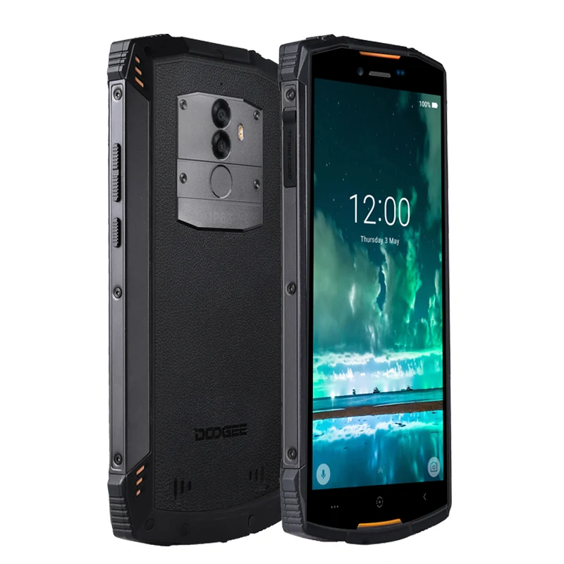 Orange IP68 DOOGEE S55 4G LTE смартфон 5,5 дюймов 18:9 Android 8,0 4G+ 64GB MTK6750T Восьмиядерный Dual SIM 13,0 МП водонепроницаемый мобильный телефон - Цвет: Orange