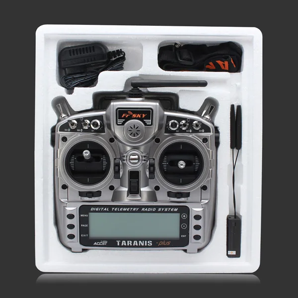 Передатчик FrSky ACCST Taranis X9D PLUS 16CH 2 4 GHz с X8R | Игрушки и хобби