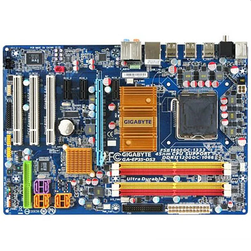 Оригинал для Gigabyte GA-EP35-DS3 DDR2 LGA 775 Материнские платы все твердые | Компьютеры и офис
