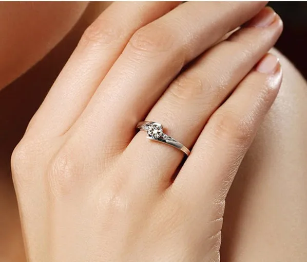 Uloveido винтажные Свадебные Кольца для женщин серебро розовое золото кубического